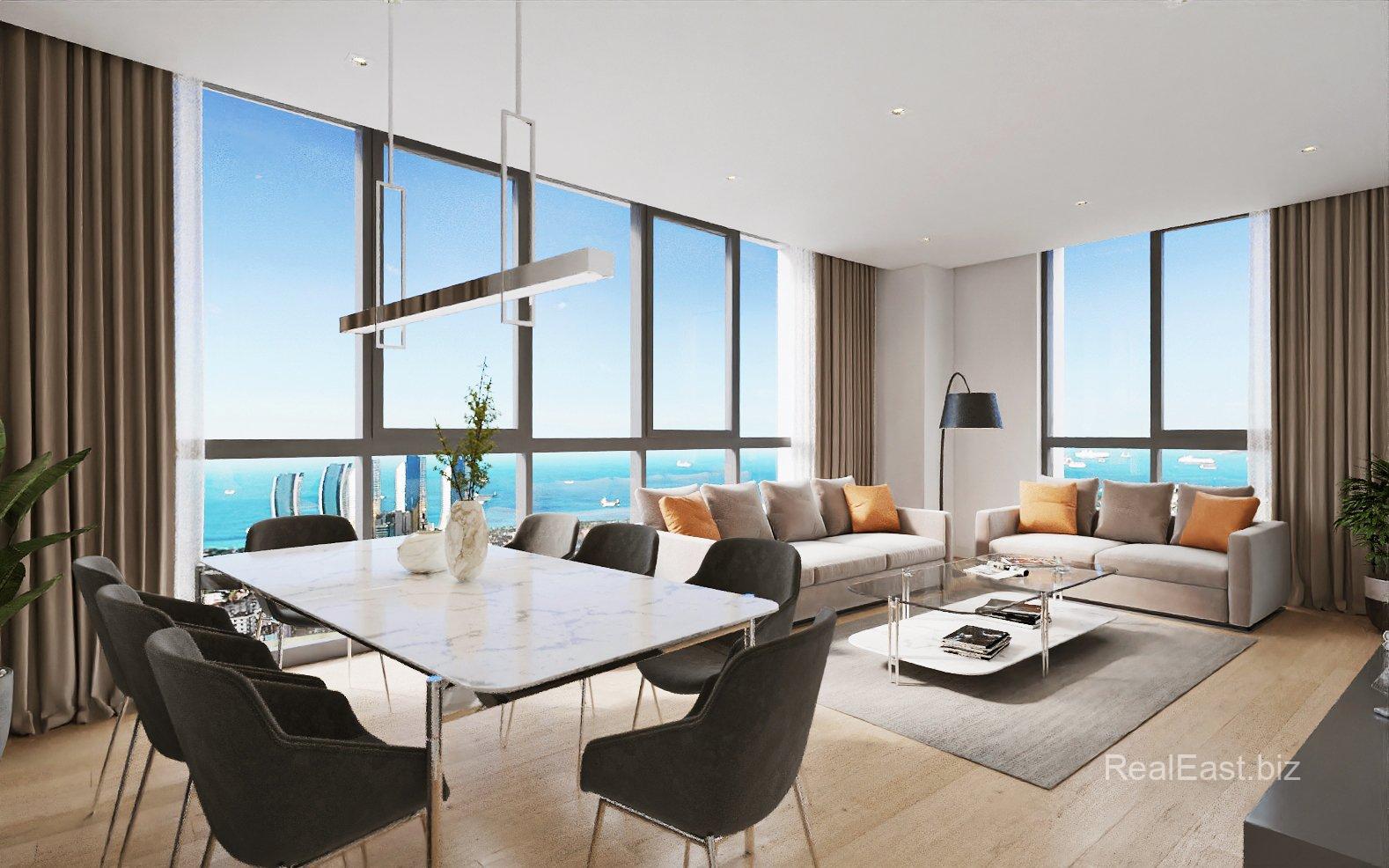 Modern Apartment with Scenic Views in Kartal, Istanbul